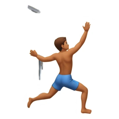 Climbing through the window  sticker