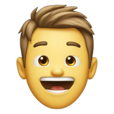 excited and surprised boy sticker