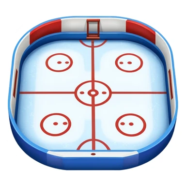 Hockey rink sticker