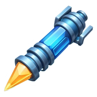 space miner tool icon, futuristic mining tool, sci-fi design, metallic details, glowing energy accents, 3D cartoon, mobile game icon style, clean background, soft shadow, no text, no watermark

 sticker