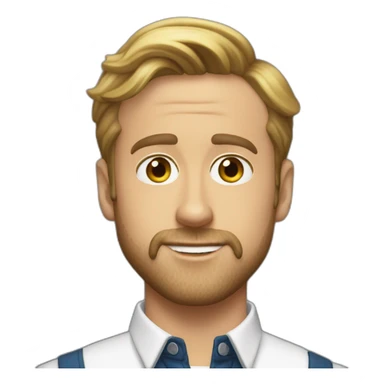 ryan gosling robbie as ken sticker