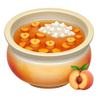 snow fungus and peach gum soup sticker