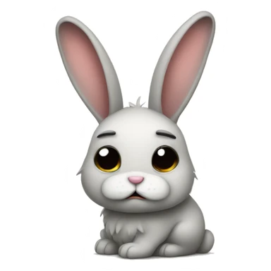 sad bunny sticker