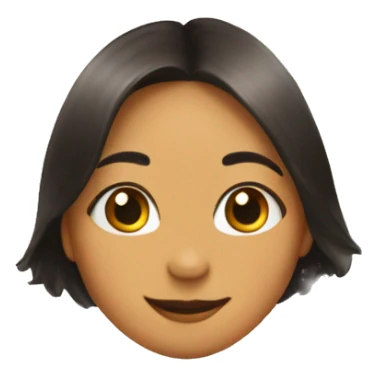 Cardboard box with a picture frame of a girl in it. sticker