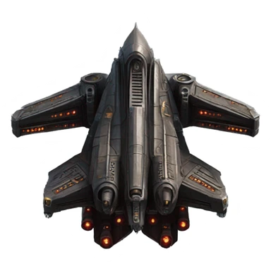 warhammer 40k gothic spaceship sticker