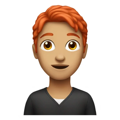 red hair activist sticker