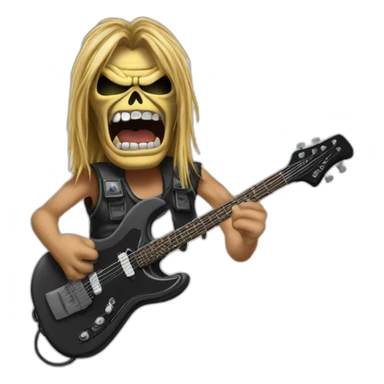 Eddie iron maiden sticker