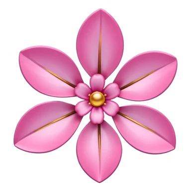 sakura flower with a metallic finish sticker