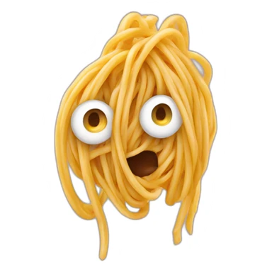 Ear with spagetti sticker