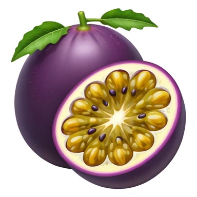 Passion fruit emoji sticker