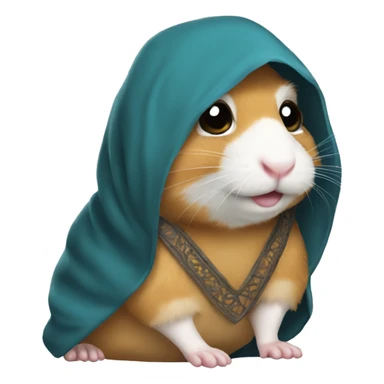 Arab thwab costume hamster sticker