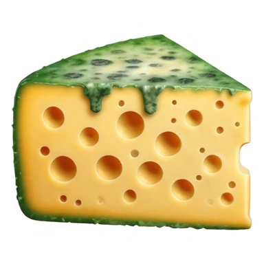 Moldy cheese sticker