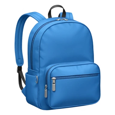 blue small backpack sticker
