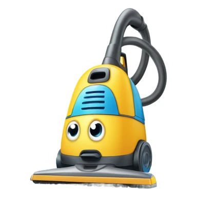 A vacuum cleaner sucking up tears sticker