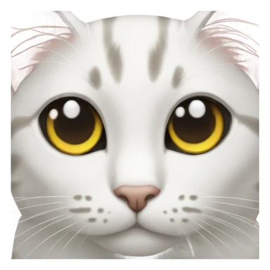 Cat with cat for eyes sticker