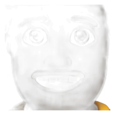 homme brun qui rigole sticker