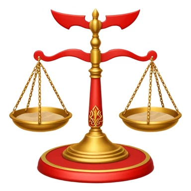 Create a casting sigil inspired by the wizard101 balance school using base color sand and trim color red. A golden scale in the middle as a focus  sticker