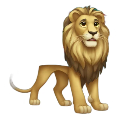 Drapeau Iran lion sticker