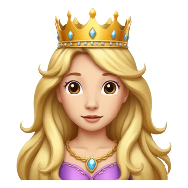 Horse princess sticker