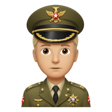 create me a emoji of general like in american army sticker