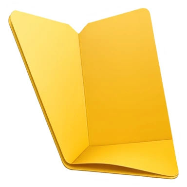 yellow bookmark sticker