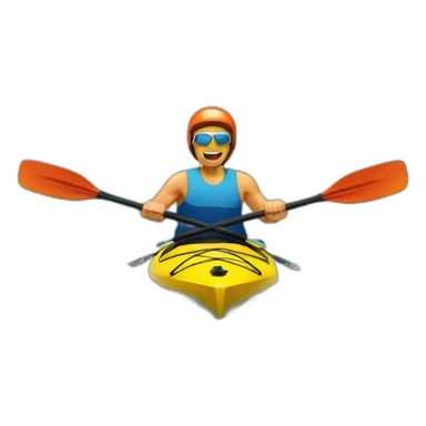 Kayak sprint sticker