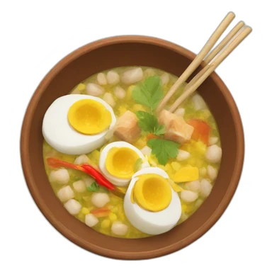 encebollado dish ecuador sticker