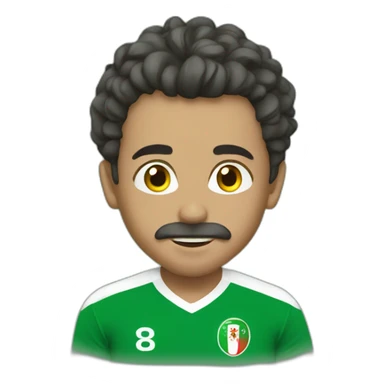 Algeria winning thé World cup sticker