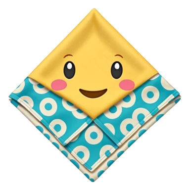 flapped patterned napkin sticker