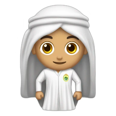 Cristiano Ronaldo avec tenue arabe sticker