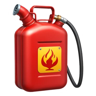 2d red gas can ios emoji sticker