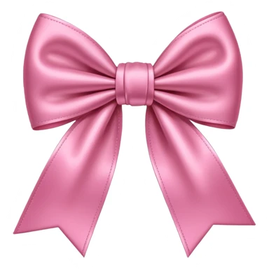 Pink bow emoji sticker
