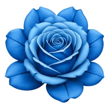 Rosa azul sticker