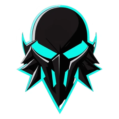 Witcher medallion glowing with magic sticker