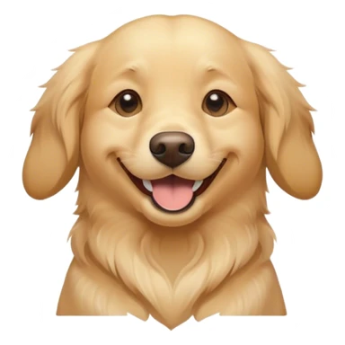 Happy dog retriever  sticker