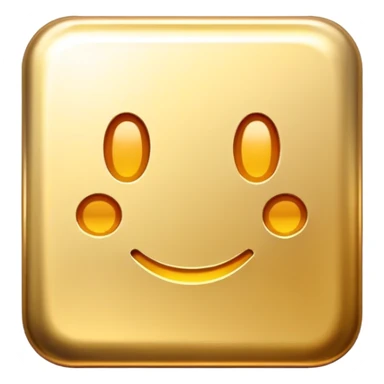 A golden square with a slight gradient sticker