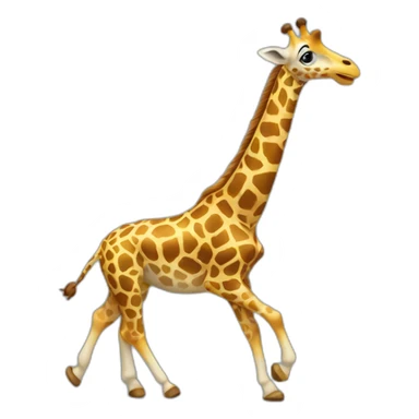 Dancing jiraffe sticker