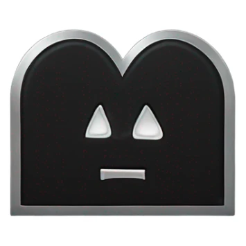 a black grave with the letters RIP on a silver heart sticker