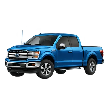 Blue 2021 f150  sticker