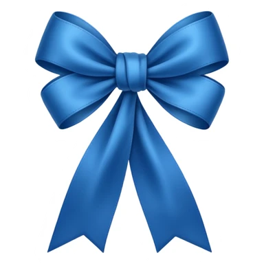 Laço azul escuro sticker