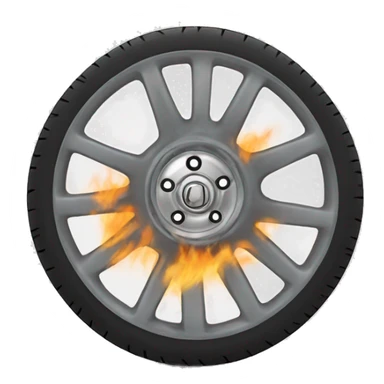 burnout wheel sticker