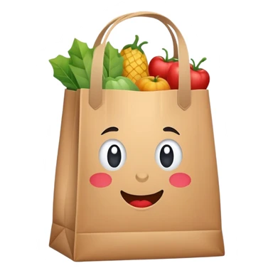 I want svg emoji for a groccery icon that inwant. To build in my mobile app food delivery  sticker