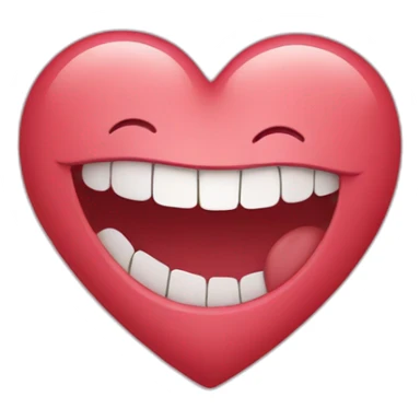 Heart Witt smile sticker
