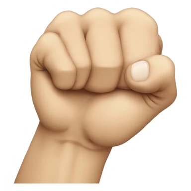 fist bump right sticker