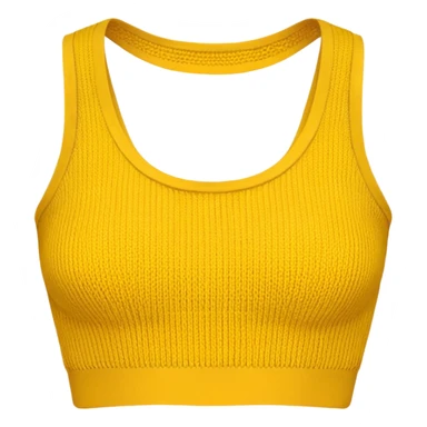 golden yellow crop top. sticker