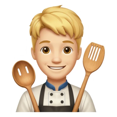 golden ramsay with apron sticker
