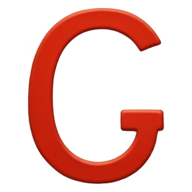 letter "C" emoji in the red box, like the letter a em sticker