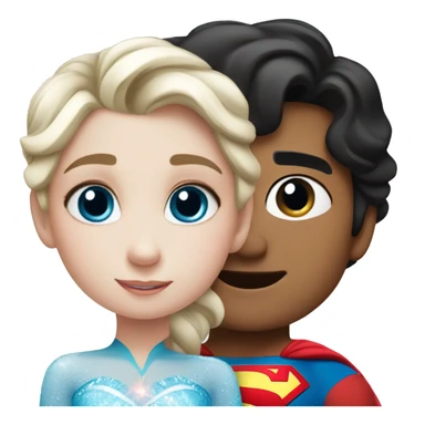 son/daughter of elsa and superman sticker