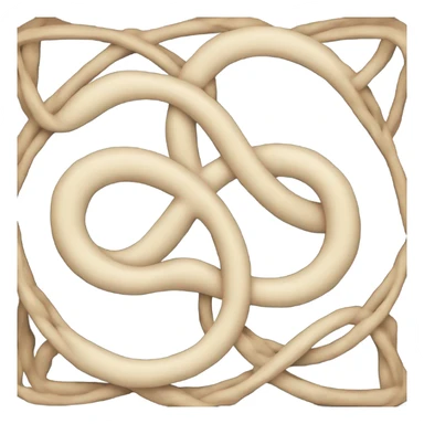 Infinity sign with A and A intertwined  sticker
