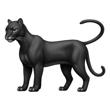 black puma sticker